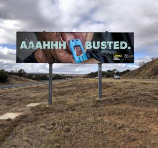 Think! Road Safety: Aaahhh Busted.